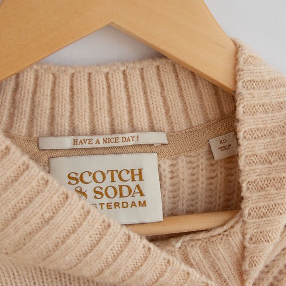 Scotch & Soda alpaca/wool blend puff sleeve pullover - Picture 6 of 7